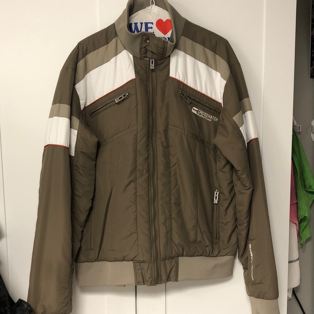 Crosshatch modified threads Men's Brown Jacket